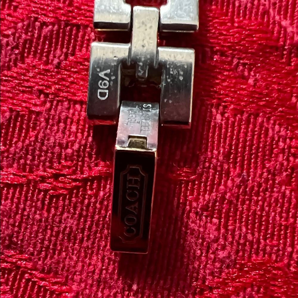 Coach Gold Rectangular Watch - image 4